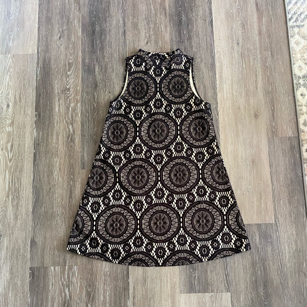 High neck swing dress